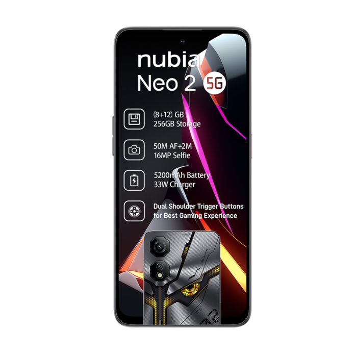 Nubia Neo 2 5G Dual Sim 256GB - Grey