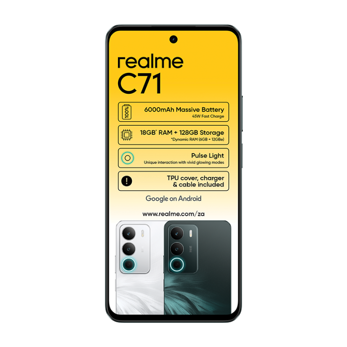 Realme C71 4G Dual Sim 128GB - Forest Owl