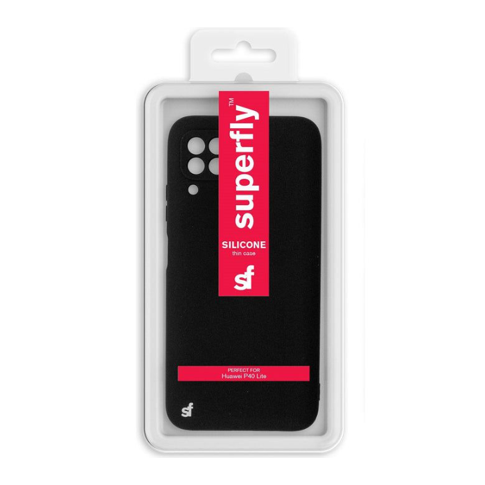 Superfly Silicone Thin Huawei P40 Lite Black Technomobi