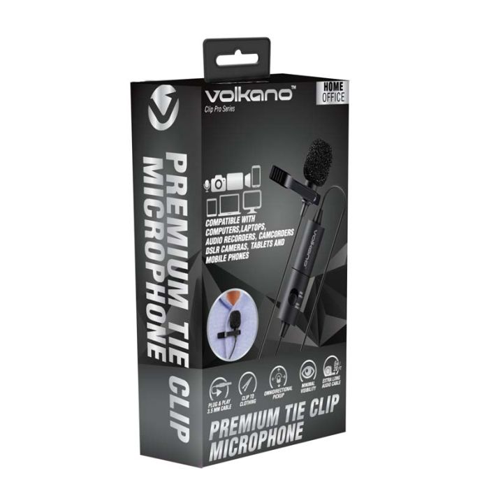 Volkano Clip Pro Series 3.5mm Microphone | Technomobi