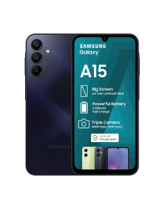 New Samsung Galaxy A15 2024 in black sold by Technomobi