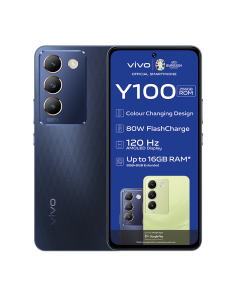 New Vivo Y100 4G in black sold by Technomobi