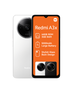 Xiaomi Redmi A3X 4G in white Sold by Technomobi