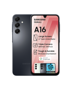 Samsung Galaxy A16 4G in Black sold by Technomobi
