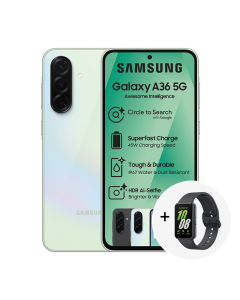 Samsung Galaxy A36 5G in green sold by Technomobi
