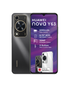 Huawei Nova Y63 4G in black sold by Technomobi