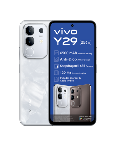 Vivo Y29 4G in white sold by Technomobi