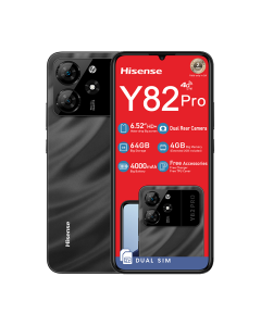 Hisense Y82 Pro in black sold by Technomobi
