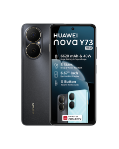 Huawei Nova Y73 4G in black sold by Technomobi