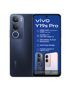 New vivo Y19s pro in black sold by Technomobi