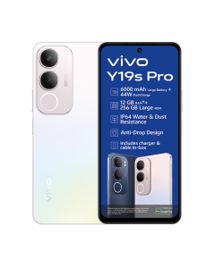 New vivo Y19s pro in silver sold by Technomobi