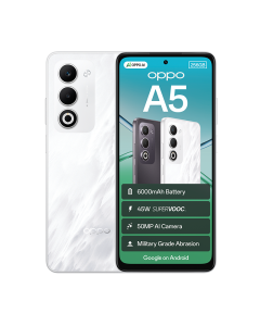 Oppo A5 4G in white sold by Technomobi