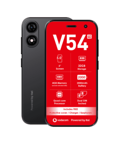 Vodacom V54 4G 32GB Vodacom Network Locked Black  Sold By Technomobi