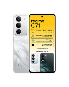 Realme C71 in white swan sold by Technomobi