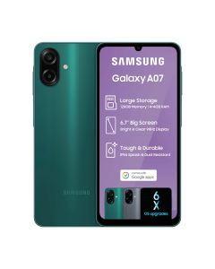 Buy Samsung Galaxy A07 in green from Technomobi
