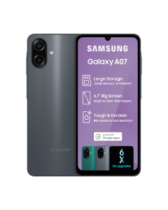 Buy Samsung Galaxy A07 in black from Technomobi