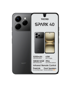 Shop Techno mobile spark 40 in black from technomobi