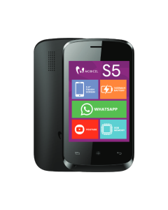 Mobicel S5 Dual Sim 8GB Vodacom Network Locked (with WhatsApp) - Black  