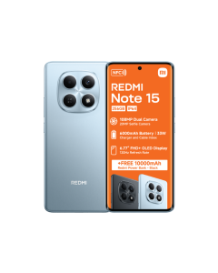 Xiaomi Redmi Note 15 4G Dual Sim 256GB + Powerbank Blue Sold By Technomobi