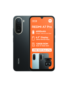Xiaomi Redmi A7 Pro 4G Dual Sim 128GB Black Sold By Technomobi