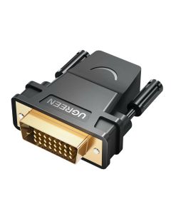 UGREEN 20124 DVI (24+1) Male to HDMI Female Adapter - Black