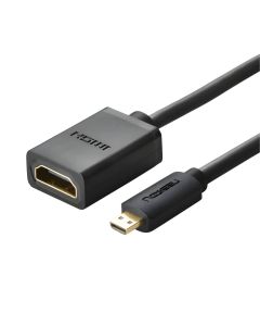 UGREEN 20134 Micro HDMI Male to HDMI Female Adapter - Black
