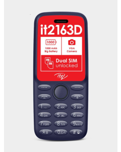 Itel IT2163D Dual Sim Network Locked - Deep Blue