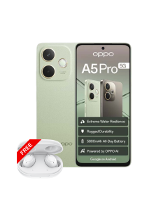 Oppo A5 Pro 5G Dual Sim 256GB - Green + Free Enco Buds