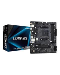 ASRock A520M-HVS AMD AM4 M-ATX Motherboard Sold By Technomobi