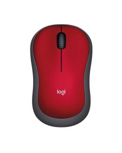 Logitech M185 Wireless Optical Mouse - Red