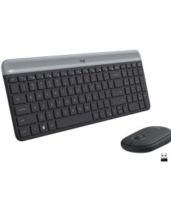 Logitech Slim MK470 Wireless Keyboard and Mouse Combo - Graphite Black
