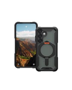 UAG Plasma XTE MagSafe Case Samsung Galaxy S26 – Black & Orange