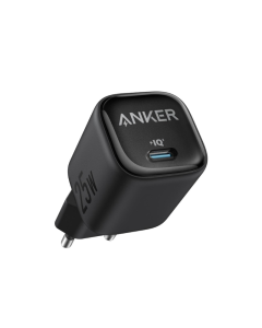 Anker 1 Port  25W PD Wall Charger Black Sold By Technomobi