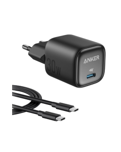Anker 1 Port 30W PD Wall Charger with Cable - Black