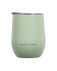 Boden Stark Stainless steel 350 ml Tumbler Flask - Green