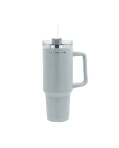 Boden Stark 1200ml Stainless Steel Travel Mug - Grey