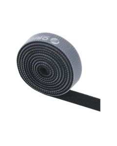 Orico 1m Hook and Loop Cable Management Tie - Black