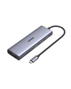 UGREEN 9-in-1 Type C Hub | HDMI | VGA | LAN | SD/TF | 100W PD | USB3.0