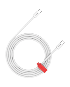 Canyon Cable CC100AB Type-C to Type-C 100W Braided 2m White Sold By Technomobi