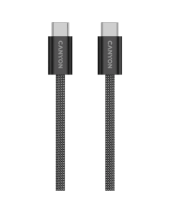 Canyon Cable OnWire 60MG Type-C to Type-C 60W Magnet Braided 1m Black Sold By Technomobi