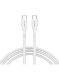 Canyon Cable CC60SC10 Type-C to Type-C 60W 1m Silicon - White