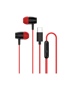 Canyon USB Type-C Wired Earphones SEP-5 With 1.2-m Cable - Red