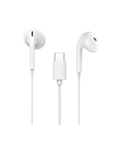 Canyon USB Type-C Wired Earphones SEP-6 With HiRes Sound White Sold By Technomobi