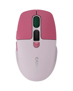 Canyon Mouse MW-26 LCD Silent Dual Mode Wireless Pink Sold By Technomobi