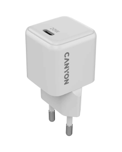 Canyon Charger CU20C GaN 20W 1xPD EU White Sold By Technomobi