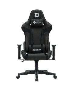Canyon Gaming Chair Crest FCH01 Fabric Grey Sold By Technomobi