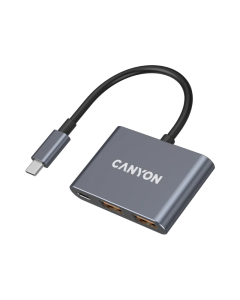 Canyon Hub DS-3 3in1 USB-C - Dark Grey