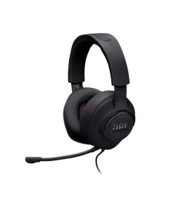 JBL Quantum 100M2 Wired Over-Ear Gaming Headset with Detachable Mic - Black