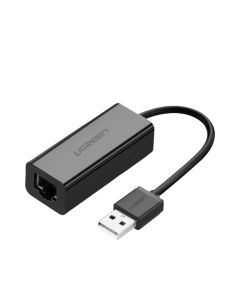UGREEN CR110 Ethernet Adapter | USB 2.0 to RJ45 - Black