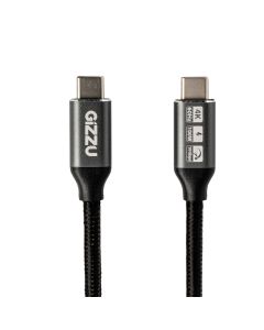 Gizzu 100W 10Gbps Type C 2m Cable Sold By Technomobi